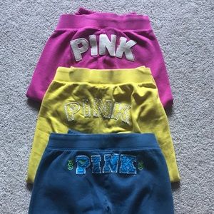 Bundle 3 VS PINK Sweat pants size XS